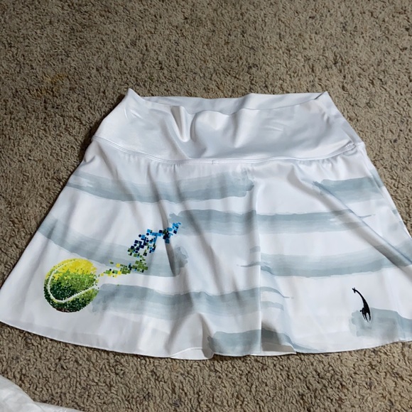 RARE Like new LACOA LacoaSports pixels tennis ball pickleball skirt tennis skirt - Picture 5 of 8